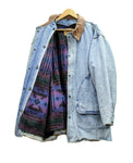 Rare Woolrich Denim Aztec Coat
