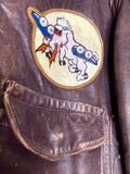 Ultrarare Brown Schott Leather Flightjacket